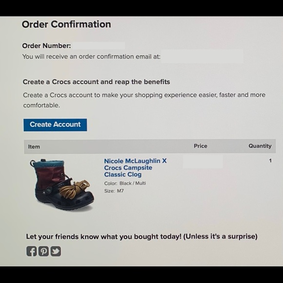 Crocs x Nicole McLaughlin Campsite Clog Size 7M/9W - Picture 5 of 5